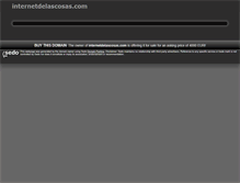 Tablet Screenshot of internetdelascosas.com